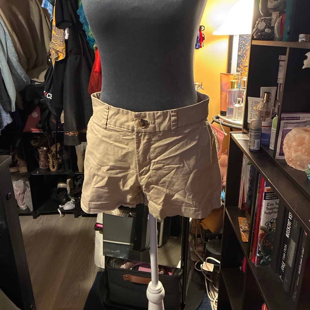 Old Navy Women's Tan Cotton Bermuda Shorts
